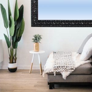 Espejo de pared a medida ref. 2549-10 negro con roces ancho 10,5 cm - Imagen 5