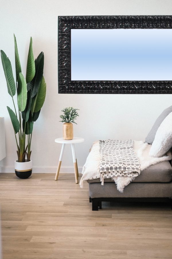 Espejo de pared a medida ref. 2549-10 negro con roces ancho 10,5 cm - Imagen 5
