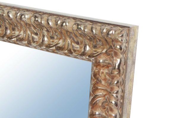 Espejo de pared a medida ref. 2549-37 dorada con fondo marrón ancho 10,5 cm - Imagen 4