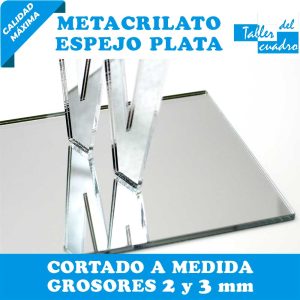 Metacrilato Espejo a medida | Placas de 2 y 3 mm de grosor | Alta Calidad
