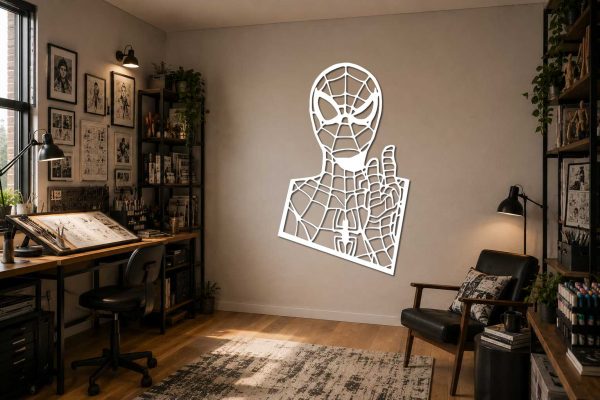 Spiderman mano cornuta - Cuadro decoración - Imagen 2