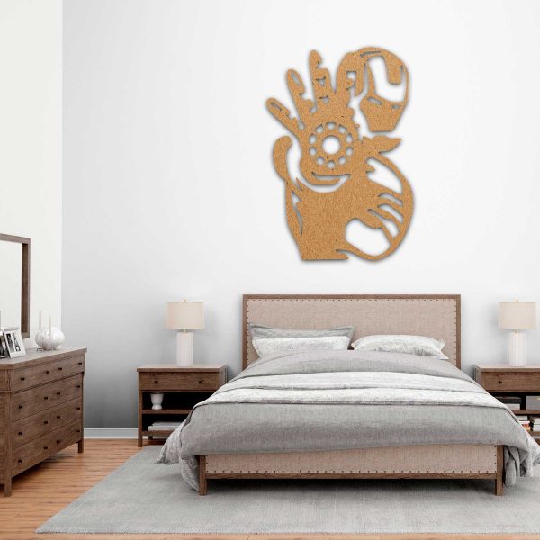 Regalo original decoración - Iron Man mdf sin marco