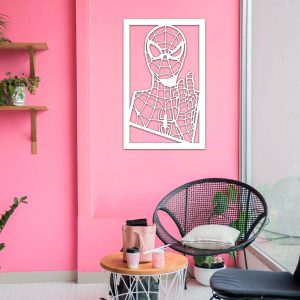 Regalo original decoración - Spiderman 02 blanco
