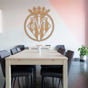 Villareal C.F. escudo - Cuadro decoración mdf