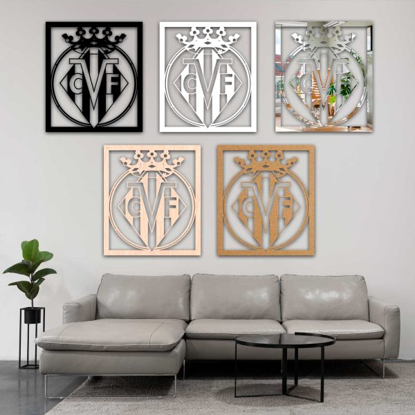 Villareal C.F. escudo - Cuadro decoración todos