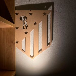 Foto de clienta - contrachapado, escudo Atletico de Madrid