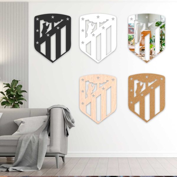 Atlético de Madrid escudo viejo o nuevo - Cuadro decoración todas nuevo