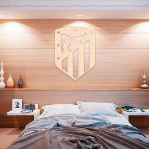 Atlético de Madrid escudo viejo o nuevo - Cuadro decoración contrachapado nuevo