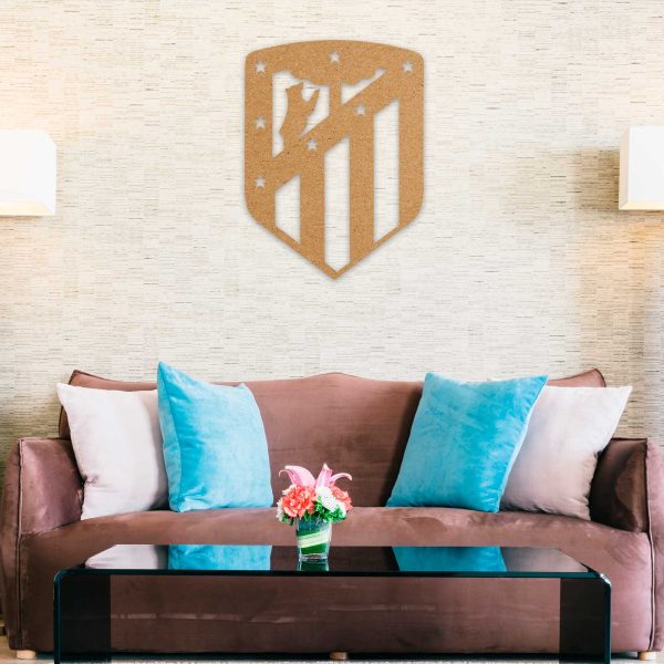 Atlético de Madrid escudo viejo o nuevo - Cuadro decoración mdf nuevo