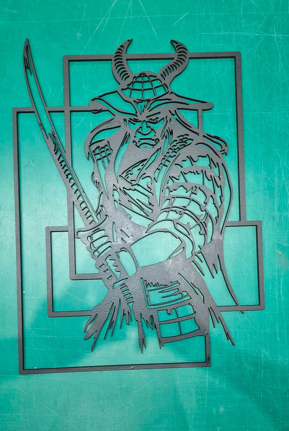 Samurai Cuadro decoración, recién hecho
