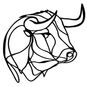 Toro cabeza - Cuadro decoración