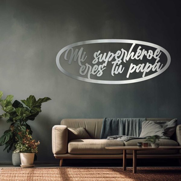 Mi Superhéroe eres tú Papá espejo