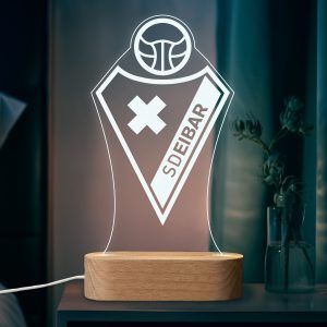 Sociedad Deportiva Eibar escudo - lámpara personalizada con iluminación LED