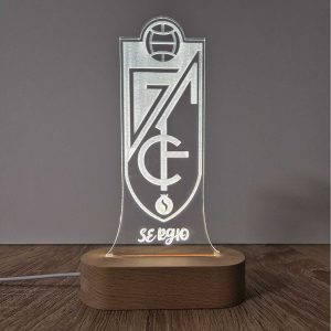 Granada CF escudo - lámpara personalizada con iluminación LED