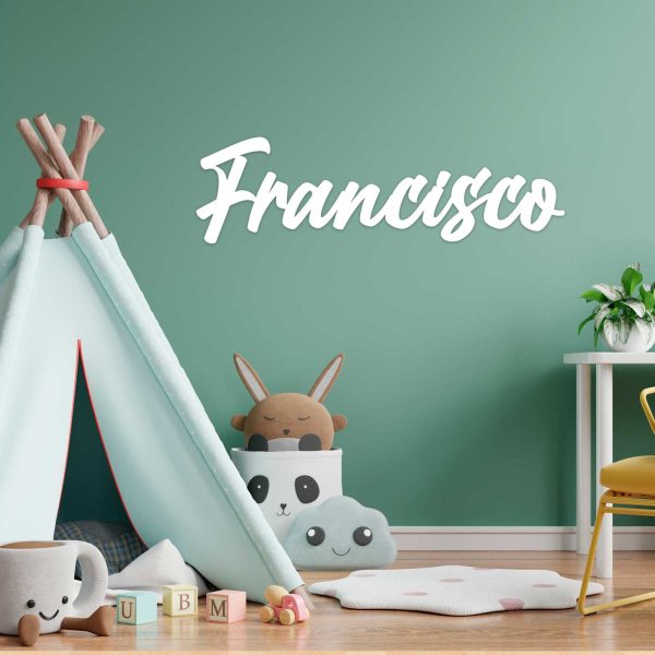 Nombres y Palabras Personalizadas blanco 2