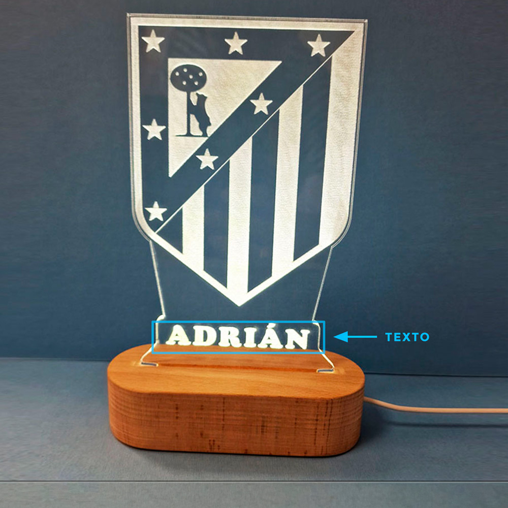 Atletico de Madrid Escudos texto