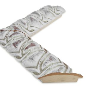 Espejo de pared a medida ref. 2615-29 blanco roces ancho 8 cm - Imagen 2