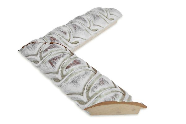 Espejo de pared a medida ref. 2615-29 blanco roces ancho 8 cm - Imagen 2