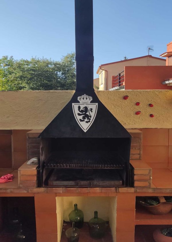 Real Zaragoza F.C. escudo - Cuadro decoración ejemplo blanco