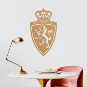Real Zaragoza f.c. escudo - Cuadro decoración mdf