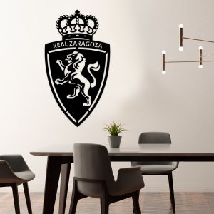 Real Zaragoza f.c. escudo - Cuadro decoración, negro