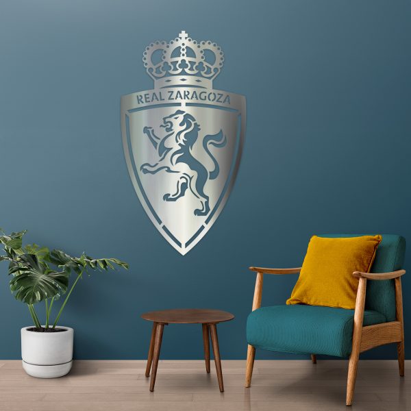 Real Zaragoza f.c. escudo - Cuadro decoración espejo