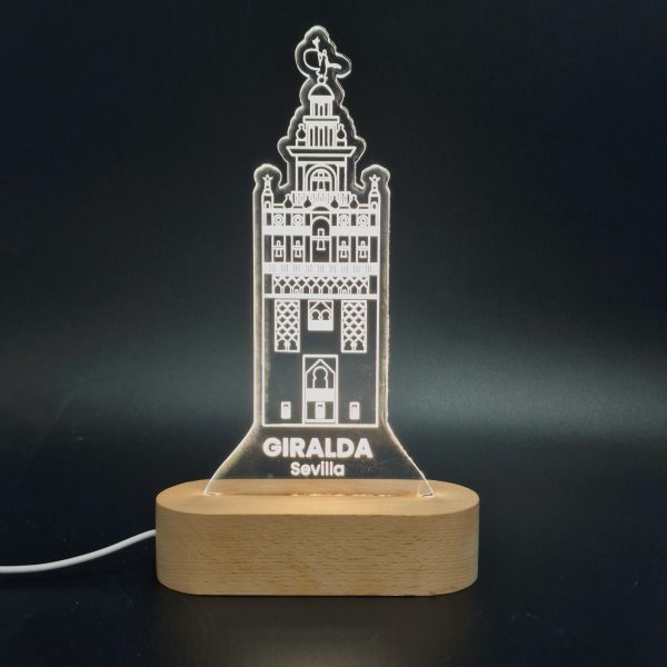 La Giralda (Sevilla) - Lámpara personalizada con iluminación LED