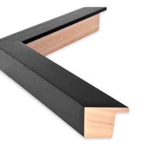 Espejo de pared a medida ref. 2907-010  negro ancho 3,3 cm - Imagen 2