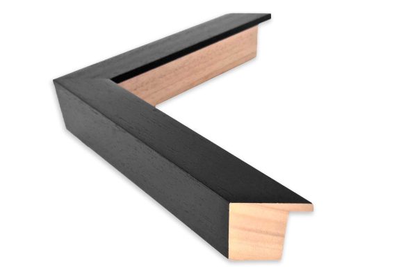 Espejo de pared a medida ref. 2907-010  negro ancho 3,3 cm - Imagen 2