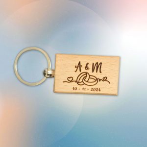 Llavero Boda o Compromiso personalizado 1