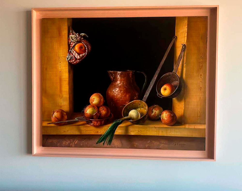 Una moldura rústica de madera puede quedar fuera de lugar en una sala de estar moderna y minimalista, pero está perfecta en una cocina acogedora de estilo rústico.
Cómo elegir la moldura perfecta: una moldura rústica de madera puede quedar fuera de lugar en una sala de estar moderna y minimalista, pero está perfecta en una cocina acogedora de estilo rústico.
(Moldura 2772-008 de Taller del Cuadro, foto de cliente)