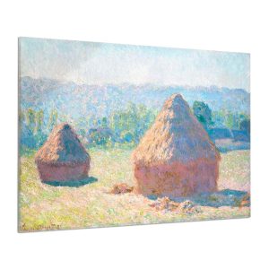 Cuadro Almiares, Fin Del Verano (Meules de foin, fin de l'été) de Claude Monet - Impresión en Metacrilato transparente