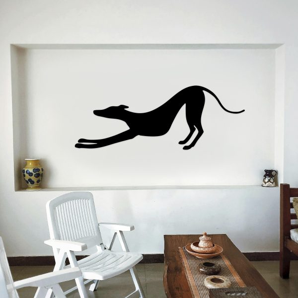 Galgo estirándose - Cuadro decoración