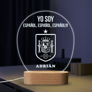 Yo soy Español Español Español 2 - Lámpara personalizada con iluminación LED 2