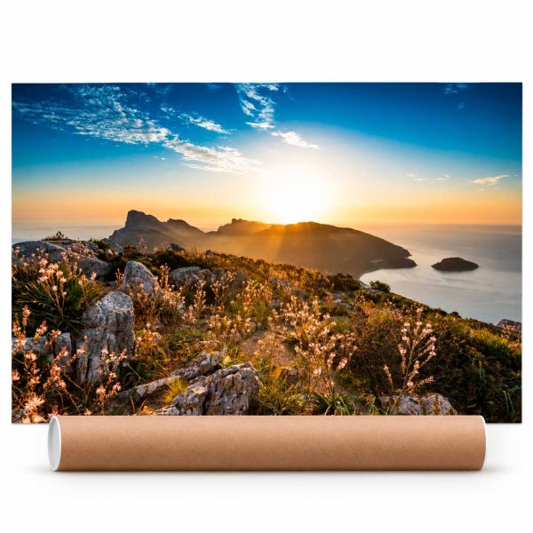 Cuadro Amanecer en Cap de Formentor, Serra de Tramuntana, Mallorca- Lámina / Póster Papel Fotográfico Laminado Premium