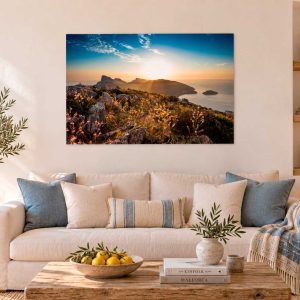 Cuadro Amanecer en Cap de Formentor, Serra de Tramuntana, Mallorca- Lámina / Póster Papel Fotográfico Laminado Premium 3