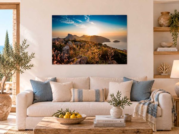 Cuadro Amanecer en Cap de Formentor, Serra de Tramuntana, Mallorca- Lámina / Póster Papel Fotográfico Laminado Premium 3